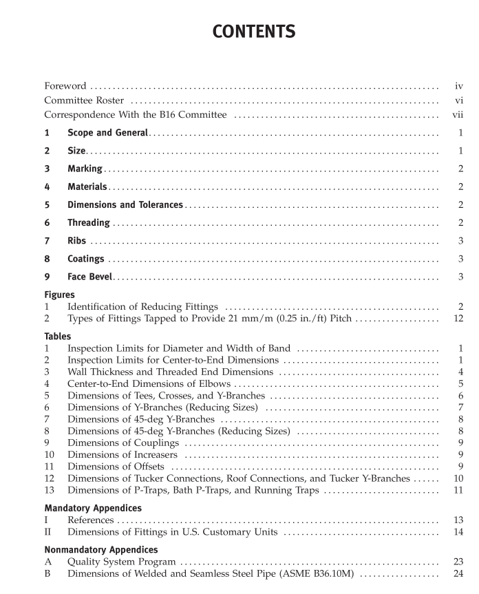 ASME B16.12:2009 pdf download