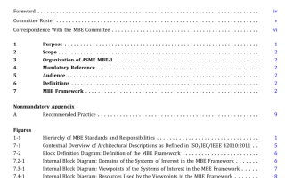 ASME MBE-1:2022 pdf download